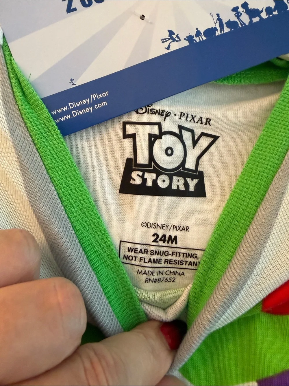 Disney Toy Story Woody Kids pajama Set - Yellow, Blue, Brown